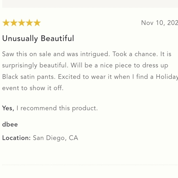 Anthropologie/ Elizabeth Gilbert Embellished Duster - Picture 7 of 11